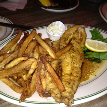 Mayflower Cafe - Red fish broiled with home made French fries - Seafood Near Me - Jackson, Mississippi