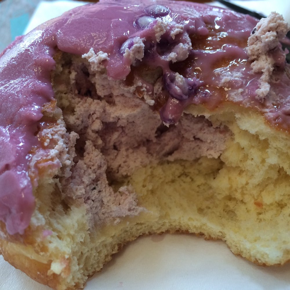 Ashers Baking - Blueberry donut - Cafes Near Me - Belfast, BFS