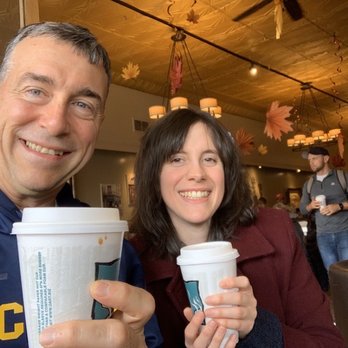 Caffe Far Bella - Mexican mocha and cafe au lait please! The niece and me happy as can be!! - Coffee & Tea Near Me - Saint Clair Shores, Michigan