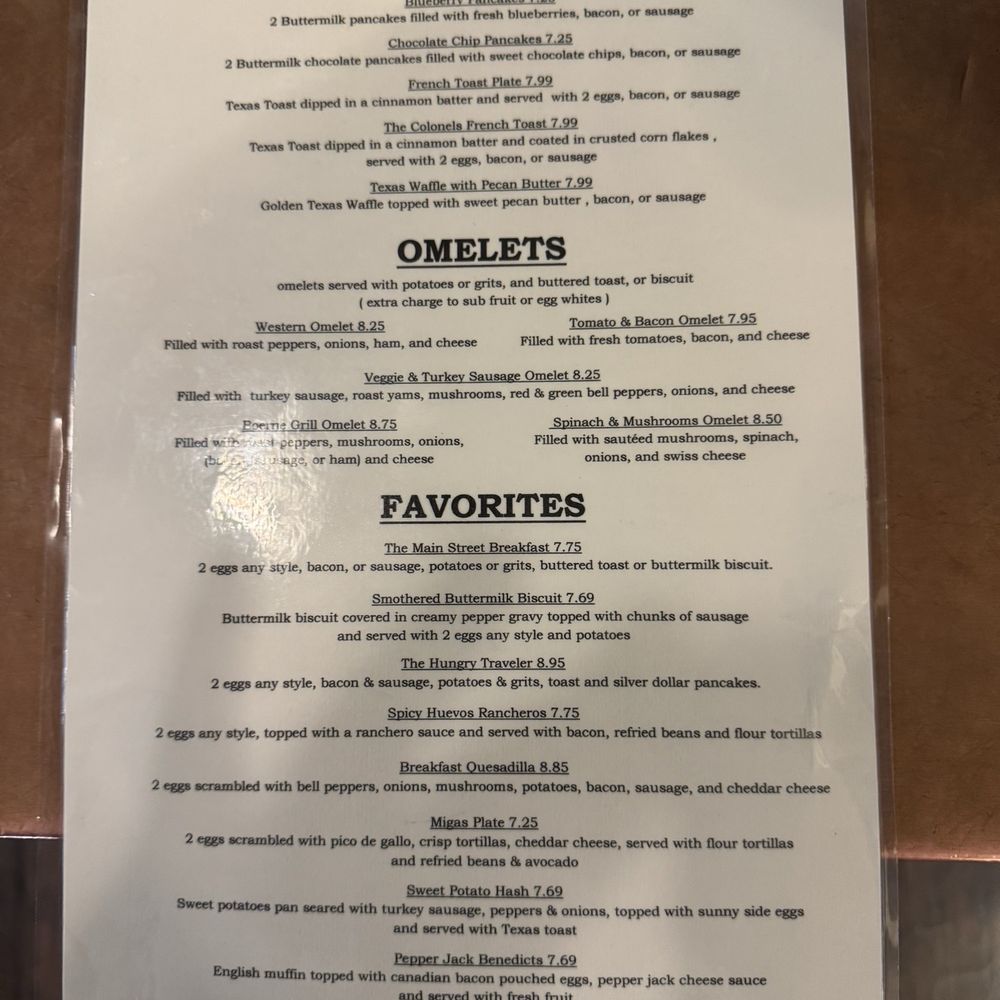 Boerne Grill - Breakfast Menu (con't) - Breakfast & Brunch Near Me - Boerne, Texas