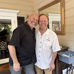 Brent and Chris at Embrace Calistoga Brent and Chris at Embrace Calistoga