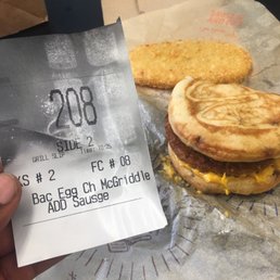 Sausage Egg Mcgriddle