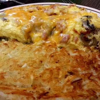 Flo's Coffee Shop - Ham and mushroom omelette. Ask for some salsa. It'll knock everything back into place. - Diners Near Me - El Monte, California