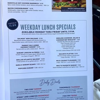 Red Lobster - Menu - Seafood Near Me - Palmdale, California