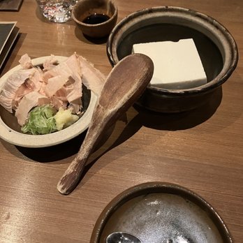 Rintaro - Yosedofu with katsuobushi, ginger, scallion and shiitake shoyu - Izakaya Near Me - San Francisco, California