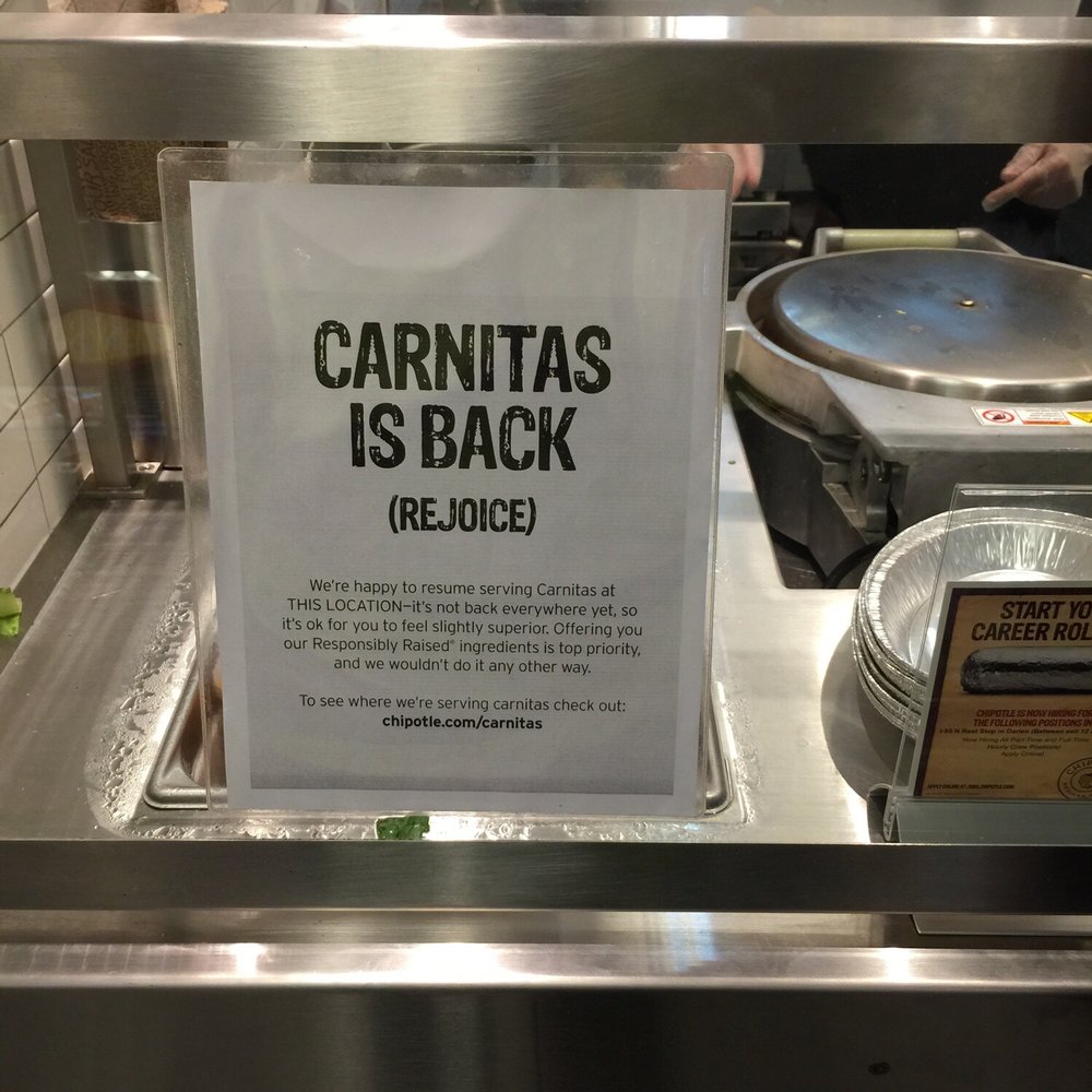 Start of The Food Line & Carnitas is Back! Start of The Food Line & Carnitas is Back!