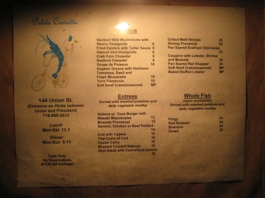 Menu photo 8 Petite Crevette Brooklyn, NY