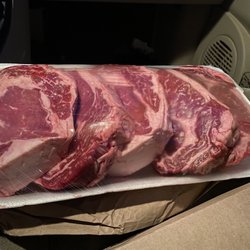 Mat Valley Meats & Sausage - Massive ribeyes for dinner!