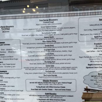 Iron Horse Steamers - Behind the counter menu - Breakfast & Brunch Near Me - Easley, South Carolina Iron Horse Steamers - Behind the counter menu - Breakfast & Brunch Near Me - Easley, South Carolina