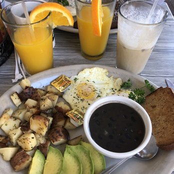 EJ's Bayfront Cafe - Naples - I ordered over medium eggs, potatoes, black beans and avocados. - New American Near Me - Naples, Florida EJ's Bayfront Cafe - Naples - I ordered over medium eggs, potatoes, black beans and avocados. - New American Near Me - Naples, Florida