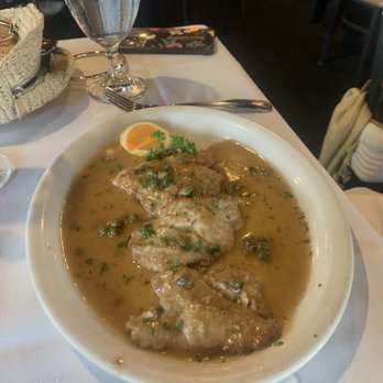 Villa Gallace - Veal Picatta - Italian Near Me - Indian Rocks Beach, Florida