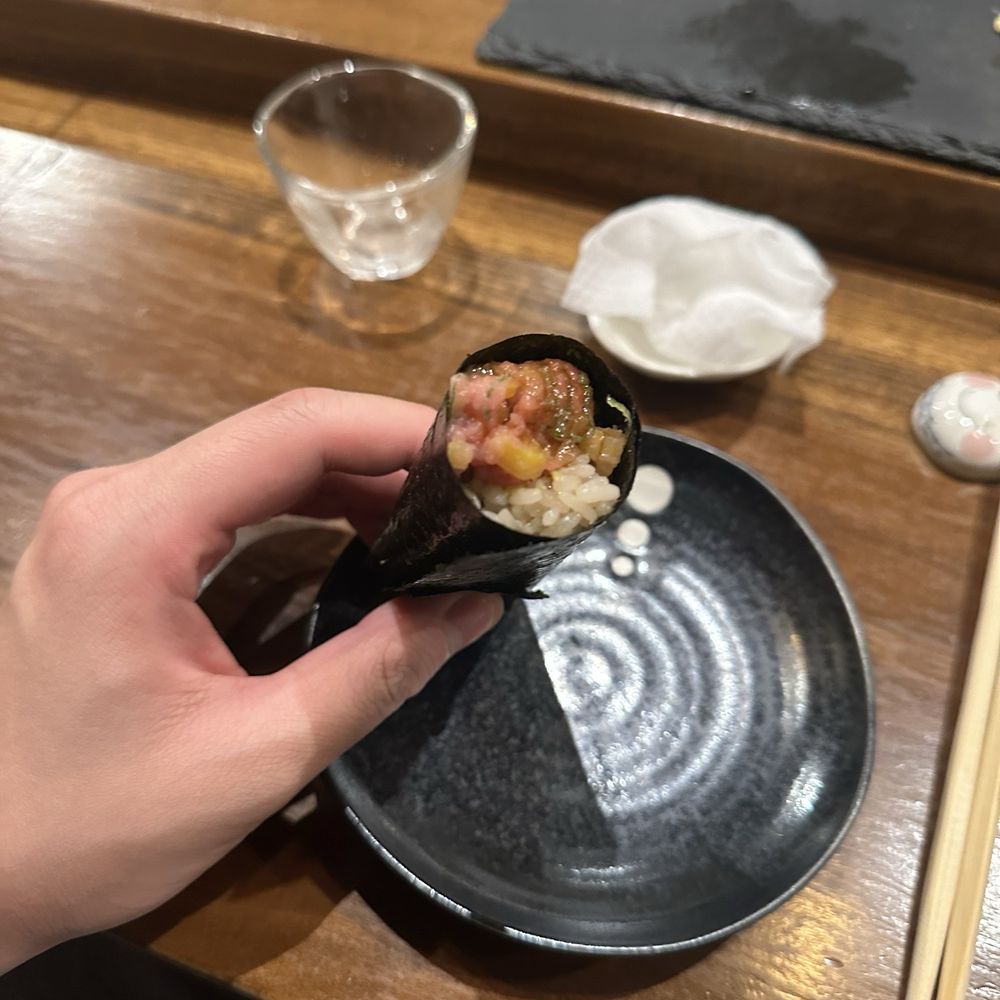 Sushi Kaito - Tuna Hand Roll - Sushi Bars Near Me - New York, New York Sushi Kaito - Tuna Hand Roll - Sushi Bars Near Me - New York, New York