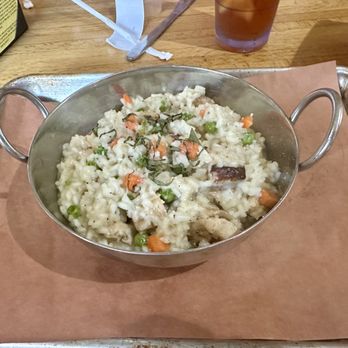 Hippie Hen House - Grilled Chicken Risotto! - Seafood Near Me - Murrells Inlet, South Carolina Hippie Hen House - Grilled Chicken Risotto! - Seafood Near Me - Murrells Inlet, South Carolina