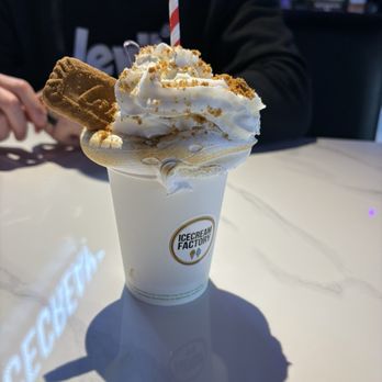 ICECREAM FACTORY - Biscoff hot chocolate - Ice Cream & Frozen Yogurt Near Me - Greensboro, North Carolina ICECREAM FACTORY - Biscoff hot chocolate - Ice Cream & Frozen Yogurt Near Me - Greensboro, North Carolina