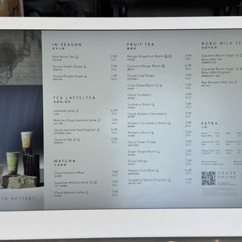Heytea - Menu June 2025 - Bubble Tea Near Me - Irvine, California Heytea - Menu June 2025 - Bubble Tea Near Me - Irvine, California