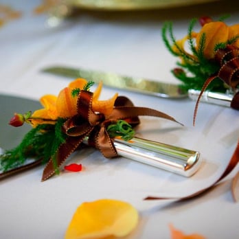 Floral Design Studio - Vera Wang cake cutter and server set, Photographed by Gene Kosoy, made to look beautiful by Nona Tai - Florists Near Me - Fremont, California