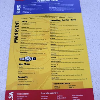 Dilla Libre Tres - Menu - Mexican Near Me - Phoenix, Arizona