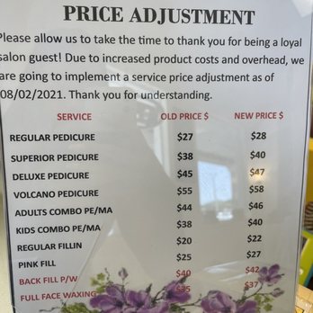 Nails by Cathy - New but very reasonable prices - Nail Salons Near Me - Bradenton, Florida