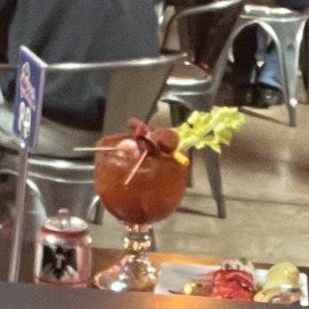 American Eat - Bloody Mary w/ sausage, shrimp, and celery - Food Court Near Me - Tucson, Arizona American Eat - Bloody Mary w/ sausage, shrimp, and celery - Food Court Near Me - Tucson, Arizona