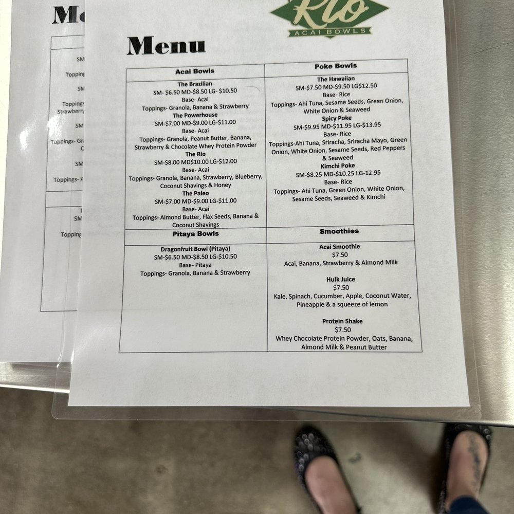 Rio Acaí Bowls - Menu - Acai Bowls Near Me - Madera, California Rio Acaí Bowls - Menu - Acai Bowls Near Me - Madera, California