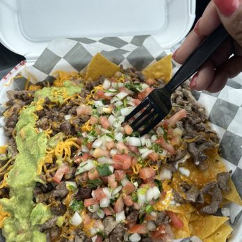 Fredibertos - Loaded steak nachos - Mexican Near Me - Cleveland, Ohio