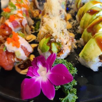 Sake Sushi - 50/50 , So Mexican , Caterpillar (Lunch Special, half rolls) - Sushi Bars Near Me - Wildomar, California
