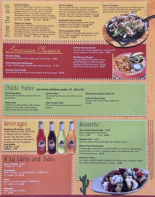 Menu photo 2 Fiesta Grill Ennis, TX