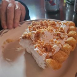 Suds - Giant slice of peanut butter cream pie $4.