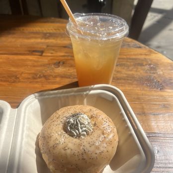 Good Town Doughnuts - Early Grey and house made Lemonade - Donuts Near Me - Costa Mesa, California