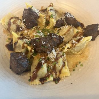OLIVIA - Agnolotti with filet tips added - Italian Near Me - Tampa, Florida OLIVIA - Agnolotti with filet tips added - Italian Near Me - Tampa, Florida