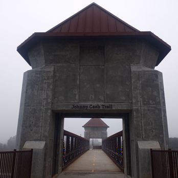 Johnny Cash Overpass Bridge - Fog and Christmas lights on bridge - Landmarks & Historical Buildings Near Me - Folsom, California Johnny Cash Overpass Bridge - Fog and Christmas lights on bridge - Landmarks & Historical Buildings Near Me - Folsom, California
