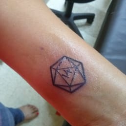 My D20 tat. My D20 tat.