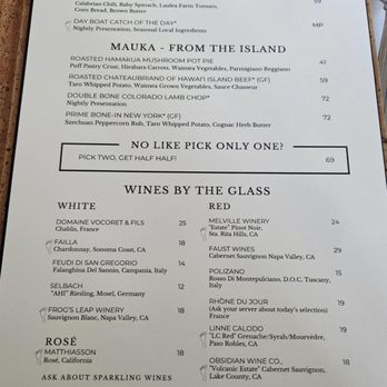 Merriman's - Sep11 menu (R) - Hawaiian Near Me - Kamuela, Hawaii