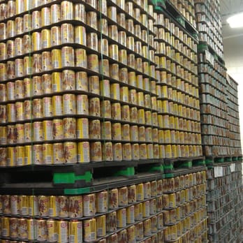 Indeed Brewing - Indeed Brewing - pallets of beer cans. - Breweries Near Me - Minneapolis, Minnesota Indeed Brewing - Indeed Brewing - pallets of beer cans. - Breweries Near Me - Minneapolis, Minnesota
