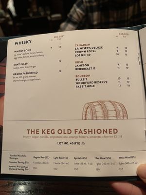 Menu photo 5 The Keg Steakhouse + Bar Toronto, ON
