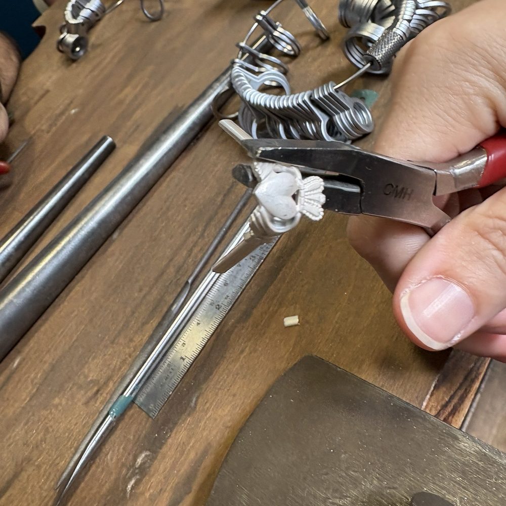 Silver Works - We learned how to bend the rings into shape using different tools. - Arts & Crafts Near Me - Dublin, D