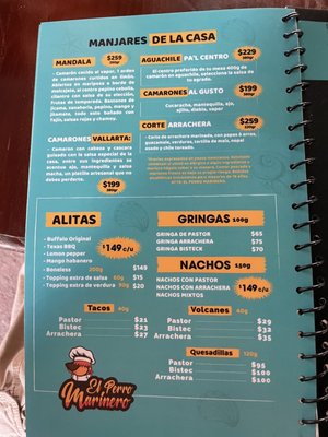 Menu photo 7 el perro marinero Puerto Vallarta, JAL