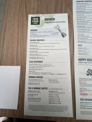 Menu photo 1 True Food Kitchen Raleigh, NC Menu photo 1 True Food Kitchen Raleigh, NC