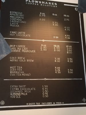 Menu photo 5 Plowshares Coffee Roasters New York, NY