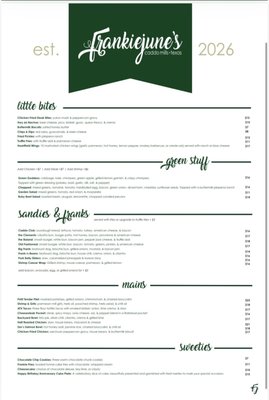 Menu photo 2 Frankie Junes Caddo Mills, TX Menu photo 2 Frankie Junes Caddo Mills, TX