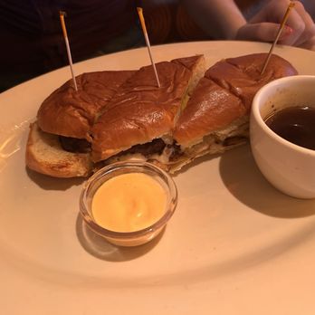 The Cheesecake Factory - Cheeseburger French Dip - Desserts Near Me - Greenville, South Carolina The Cheesecake Factory - Cheeseburger French Dip - Desserts Near Me - Greenville, South Carolina