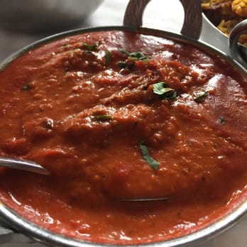 Dhaba Indian Bistro - Chicken thambala - dark meat in thick curry. Really soft and tender - Indian Near Me - Middleton, Wisconsin