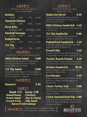 Menu photo 5 Bullzz-Eye BBQ Hagerman, ID