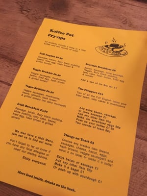 Menu photo 5 The Koffee Pot Manchester, XGM Menu photo 5 The Koffee Pot Manchester, XGM