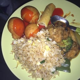 Two person set meal $24.99, non-spicy (chicken balls, chicken fried rice, 2 spring rolls, chicken & black bean sauce dish) Two person set meal $24.99, non-spicy (chicken balls, chicken fried rice, 2 spring rolls, chicken & black bean sauce dish)