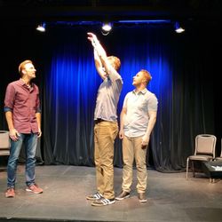 The MAIN - The Society acting a scene