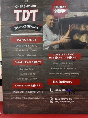 Menu photo 1 TDT BBQ Mableton, GA Menu photo 1 TDT BBQ Mableton, GA