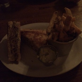 Snackbar - Confit Duck Croque Monsieur with Truffle Parmesan Frites - Seafood Near Me - Oxford, Mississippi