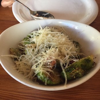 Pitch - Brussel sprouts with pancetta and too much cheese. - New American Near Me - Omaha, Nebraska Pitch - Brussel sprouts with pancetta and too much cheese. - New American Near Me - Omaha, Nebraska
