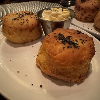 Roanoke - House cheddar biscuit ($7) - Cocktail Bars Near Me - Chicago, Illinois